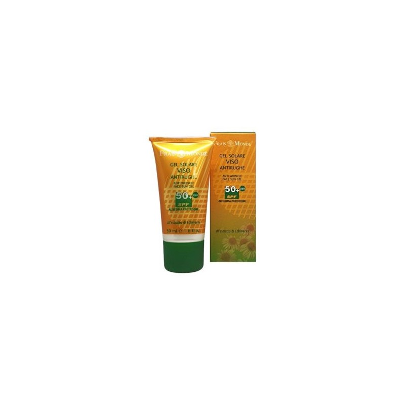 Gel Solare Viso Antirughe SPF 50+ FRAIS MONDE