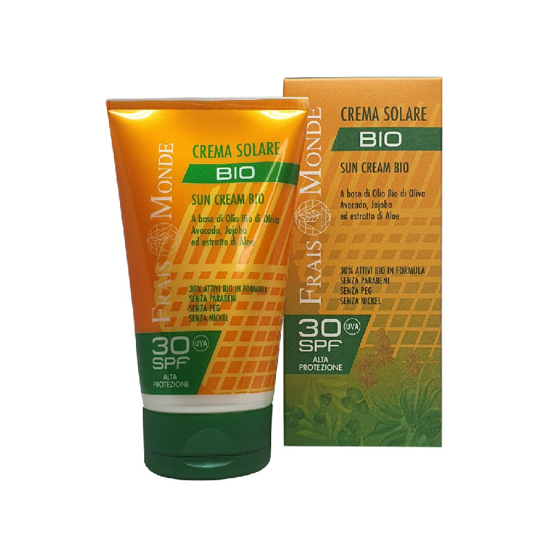 CREMA SOLARE BIO 30 SPF FRAIS MONDE