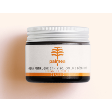 CREMA ANTIRUGHE 24H VISO, COLLO E DÉCOLLETÉ PALMEA