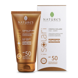 Crema Solare Viso Corpo SPF 50 isolari NATURE'S