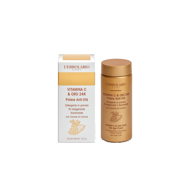 Vitamina C & Oro 24K Detergente Viso in Polvere L'ERBOLARIO